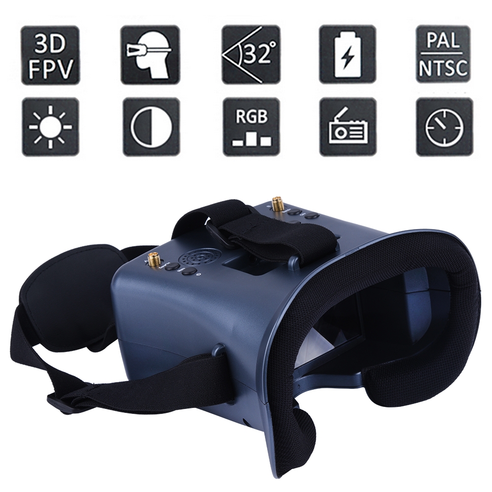 008D 5.8G 40CH 4.3 Inch 800*48 - огляд і ціна Skyzone Cobra X V2 Fpv Goggles